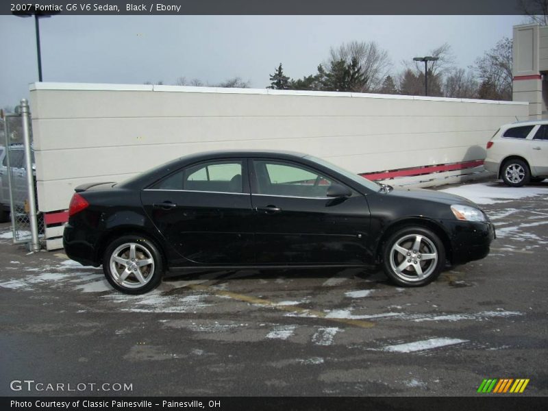 Black / Ebony 2007 Pontiac G6 V6 Sedan