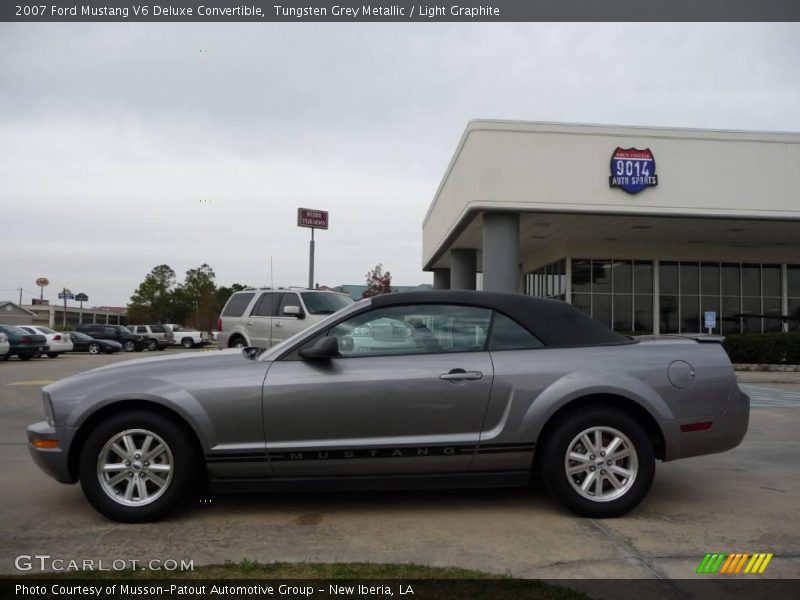 Tungsten Grey Metallic / Light Graphite 2007 Ford Mustang V6 Deluxe Convertible