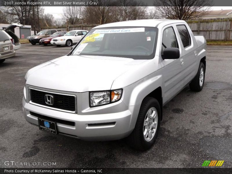 Billet Silver Metallic / Gray 2007 Honda Ridgeline RTX