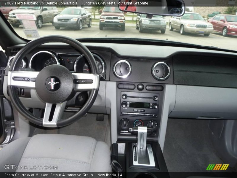 Tungsten Grey Metallic / Light Graphite 2007 Ford Mustang V6 Deluxe Convertible