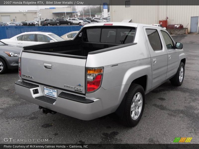 Billet Silver Metallic / Gray 2007 Honda Ridgeline RTX