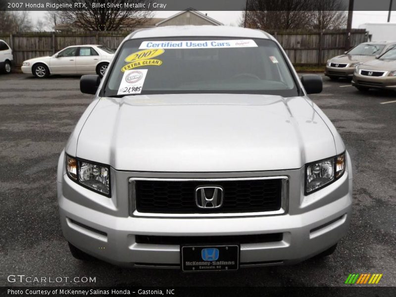 Billet Silver Metallic / Gray 2007 Honda Ridgeline RTX