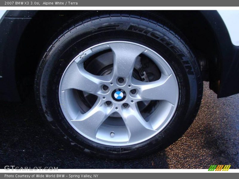 Alpine White / Terra 2007 BMW X3 3.0si