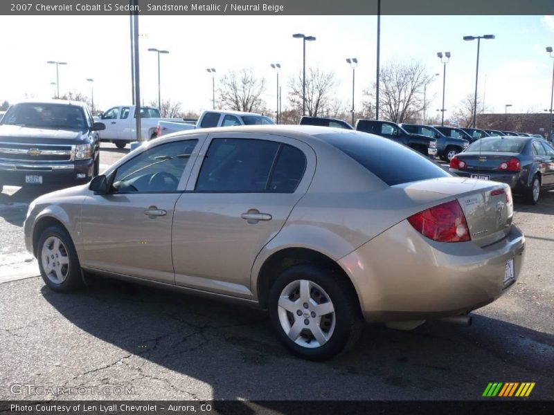 Sandstone Metallic / Neutral Beige 2007 Chevrolet Cobalt LS Sedan