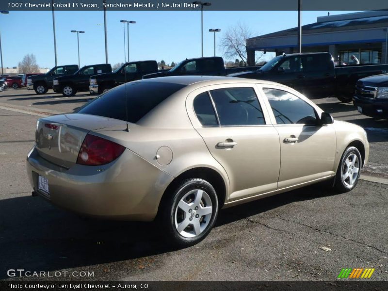 Sandstone Metallic / Neutral Beige 2007 Chevrolet Cobalt LS Sedan