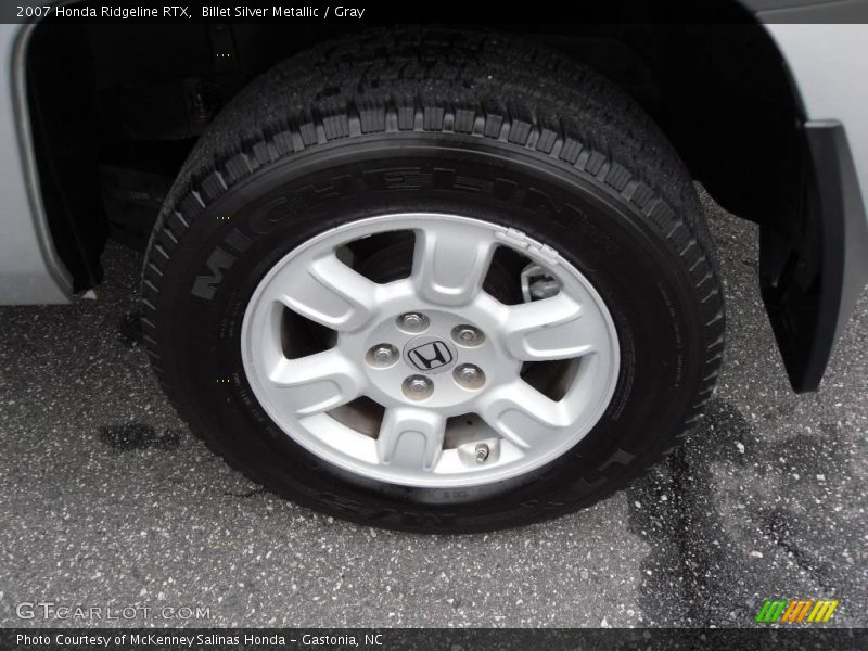 Billet Silver Metallic / Gray 2007 Honda Ridgeline RTX