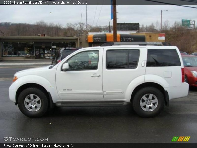 Avalanche White / Desert 2005 Nissan Pathfinder SE 4x4