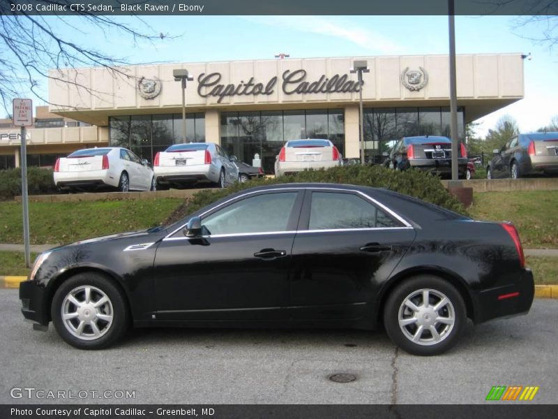 Black Raven / Ebony 2008 Cadillac CTS Sedan