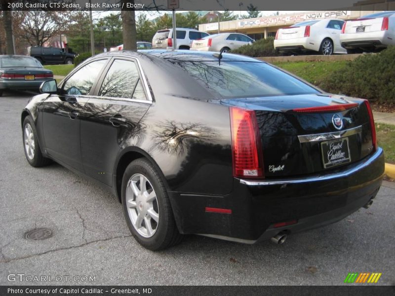 Black Raven / Ebony 2008 Cadillac CTS Sedan