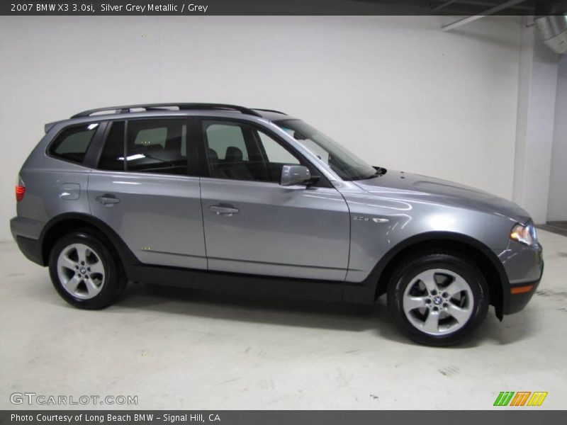 Silver Grey Metallic / Grey 2007 BMW X3 3.0si