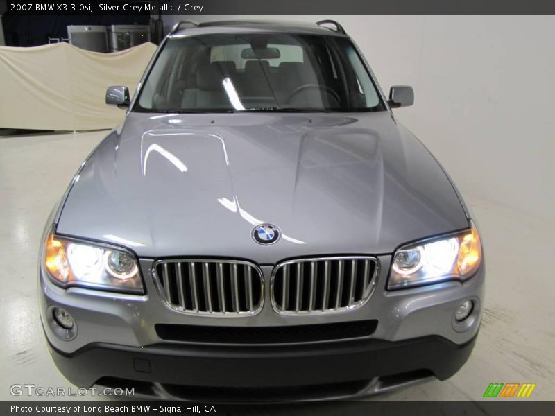 Silver Grey Metallic / Grey 2007 BMW X3 3.0si
