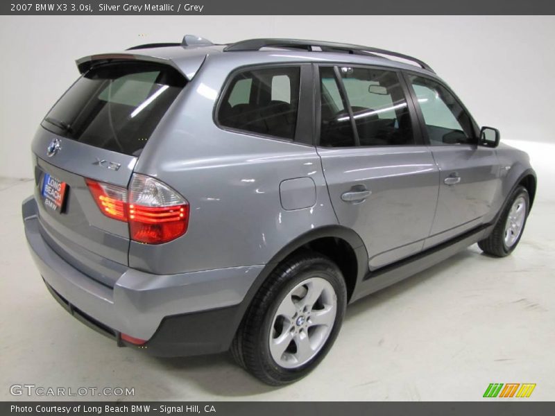 Silver Grey Metallic / Grey 2007 BMW X3 3.0si