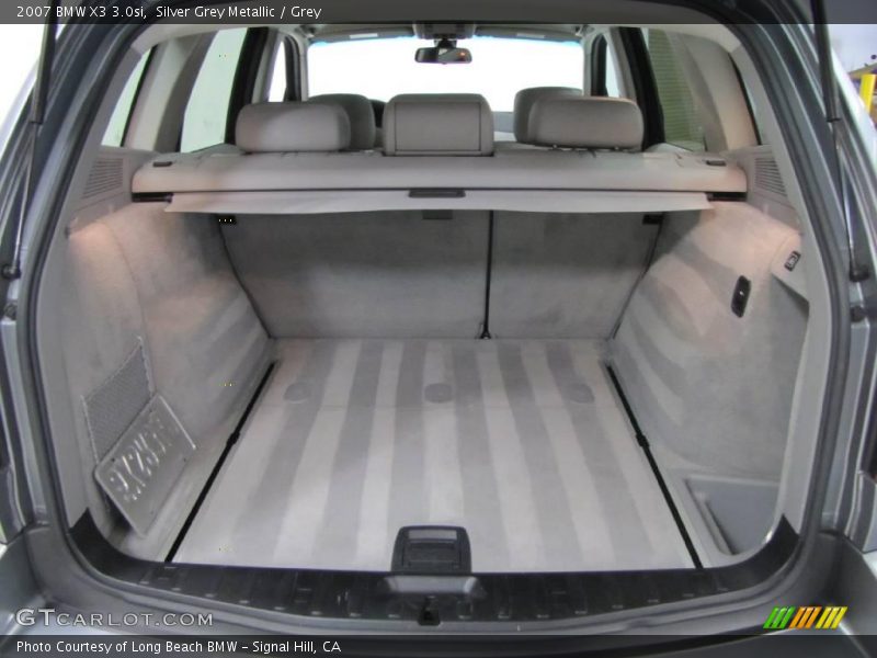 Silver Grey Metallic / Grey 2007 BMW X3 3.0si