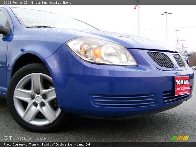 Nitrous Blue Metallic / Ebony 2008 Pontiac G5