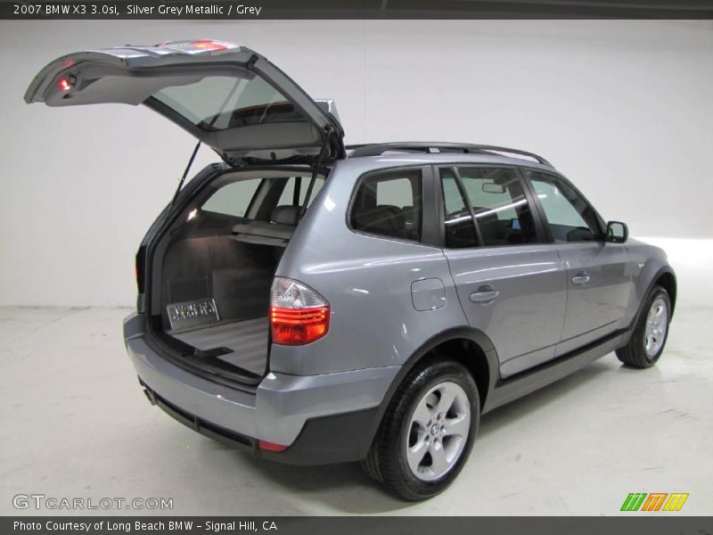 Silver Grey Metallic / Grey 2007 BMW X3 3.0si