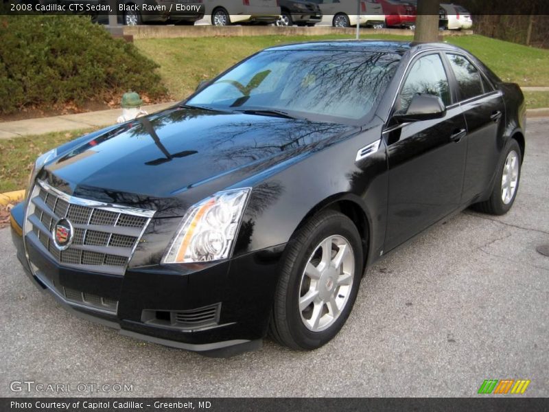 Black Raven / Ebony 2008 Cadillac CTS Sedan