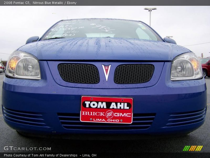 Nitrous Blue Metallic / Ebony 2008 Pontiac G5