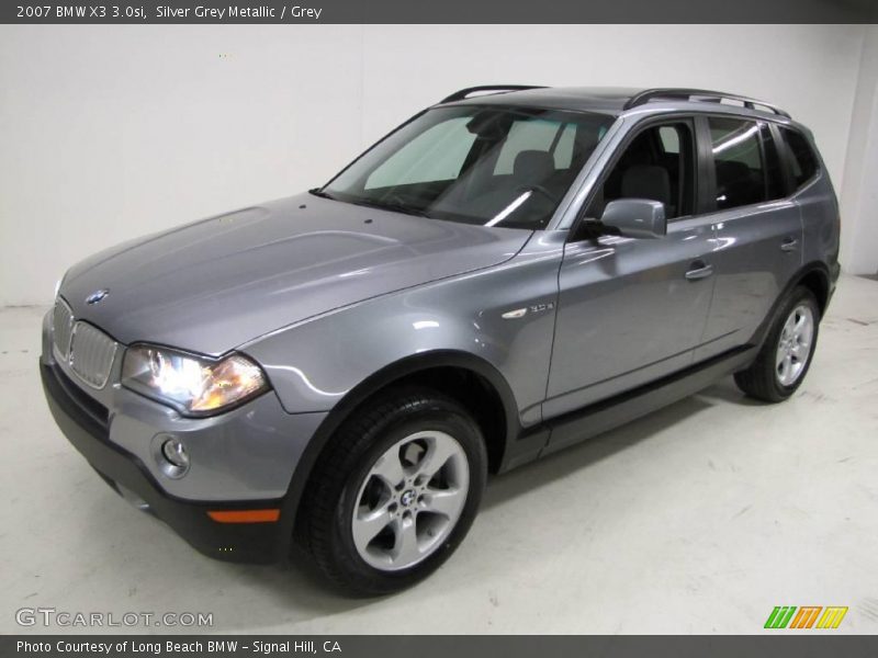 Silver Grey Metallic / Grey 2007 BMW X3 3.0si