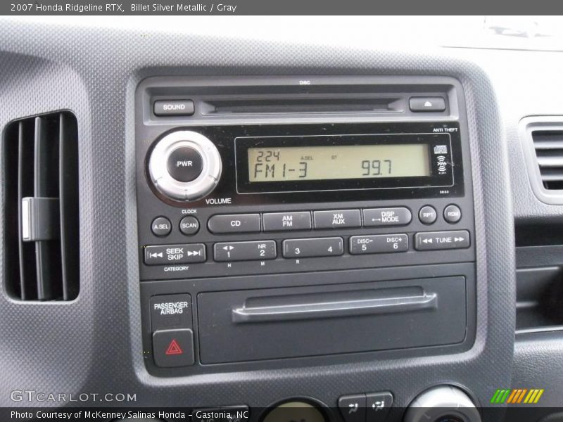 Billet Silver Metallic / Gray 2007 Honda Ridgeline RTX