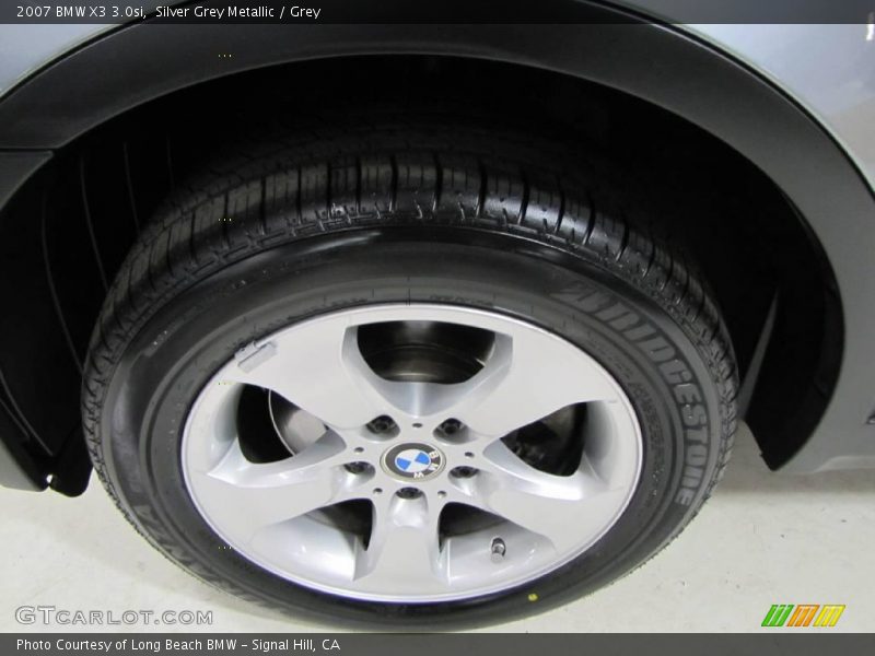 Silver Grey Metallic / Grey 2007 BMW X3 3.0si
