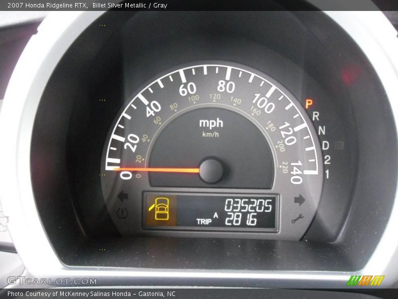 Billet Silver Metallic / Gray 2007 Honda Ridgeline RTX