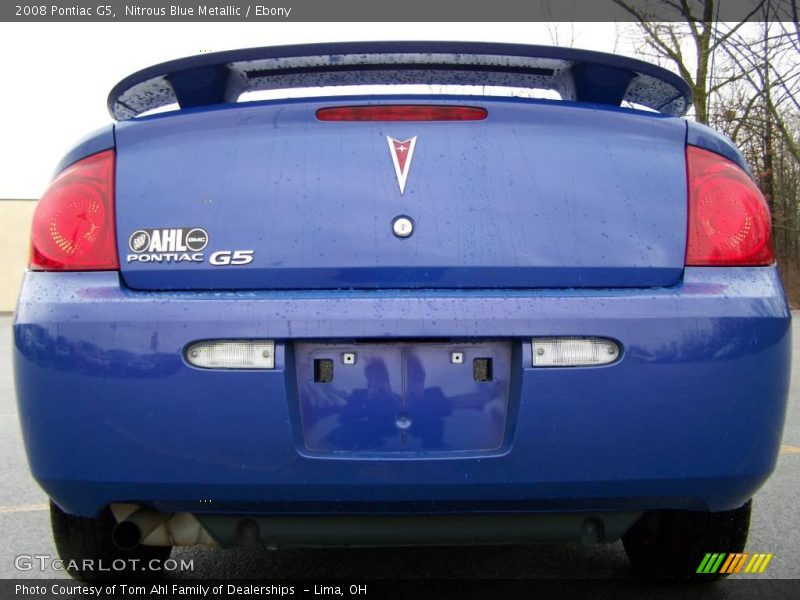Nitrous Blue Metallic / Ebony 2008 Pontiac G5