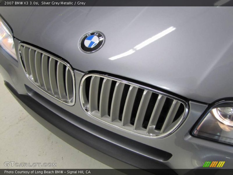 Silver Grey Metallic / Grey 2007 BMW X3 3.0si