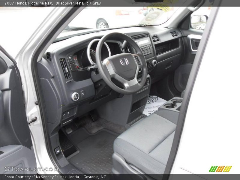 Billet Silver Metallic / Gray 2007 Honda Ridgeline RTX