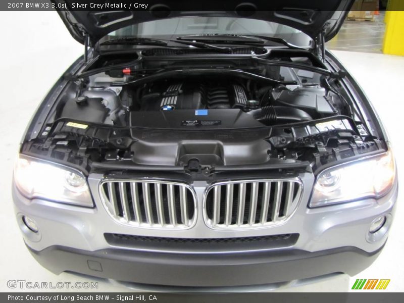 Silver Grey Metallic / Grey 2007 BMW X3 3.0si
