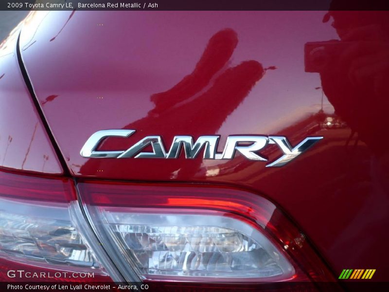 Barcelona Red Metallic / Ash 2009 Toyota Camry LE