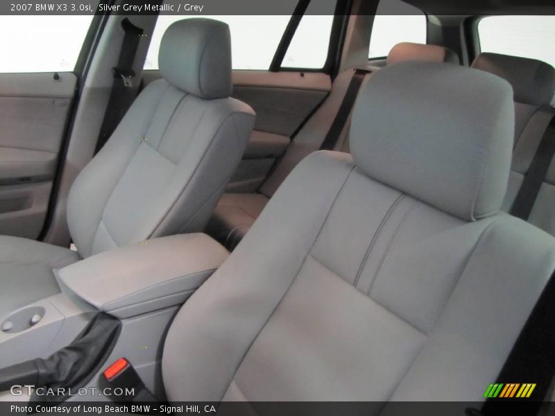 Silver Grey Metallic / Grey 2007 BMW X3 3.0si