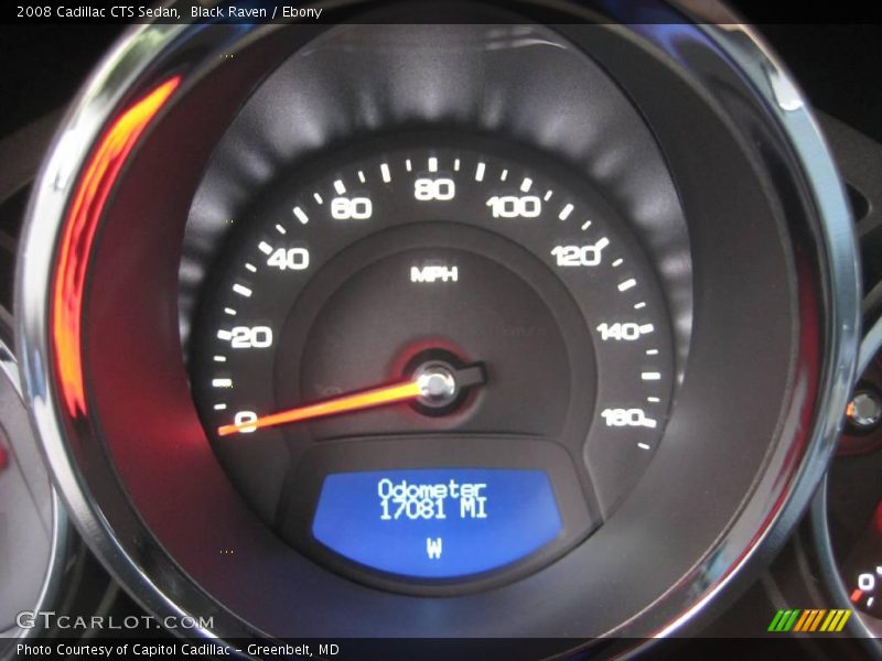 Black Raven / Ebony 2008 Cadillac CTS Sedan