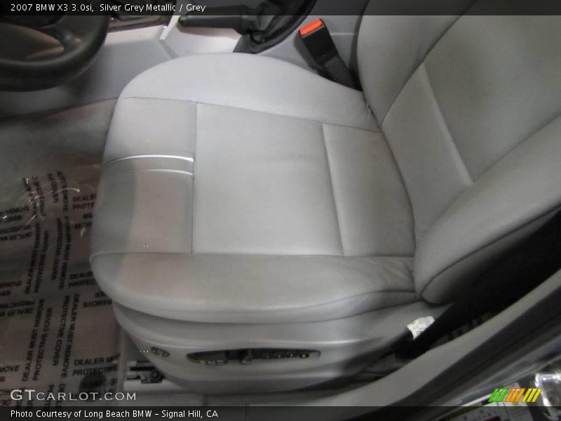 Silver Grey Metallic / Grey 2007 BMW X3 3.0si