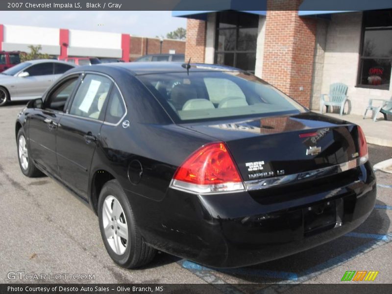 Black / Gray 2007 Chevrolet Impala LS