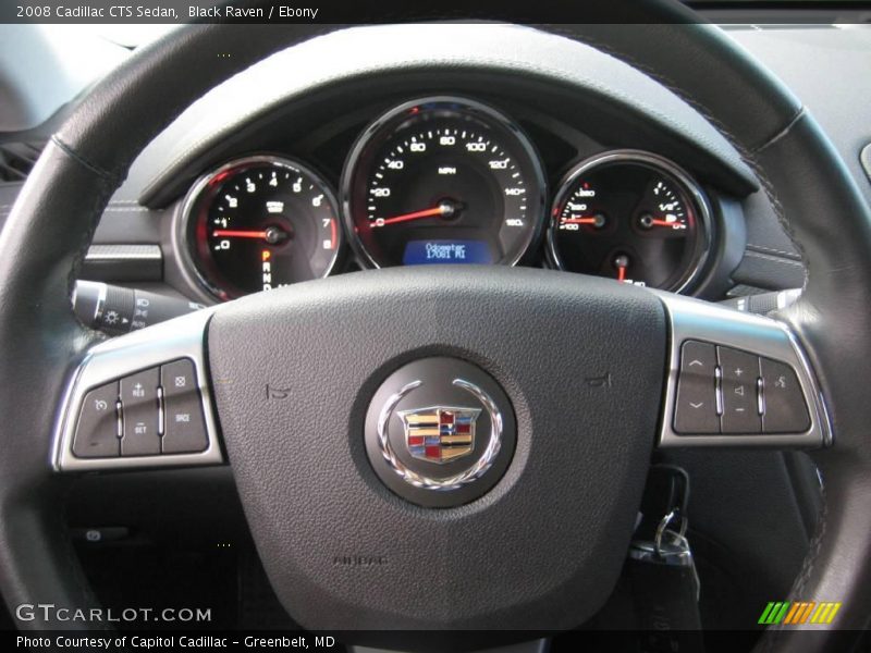 Black Raven / Ebony 2008 Cadillac CTS Sedan