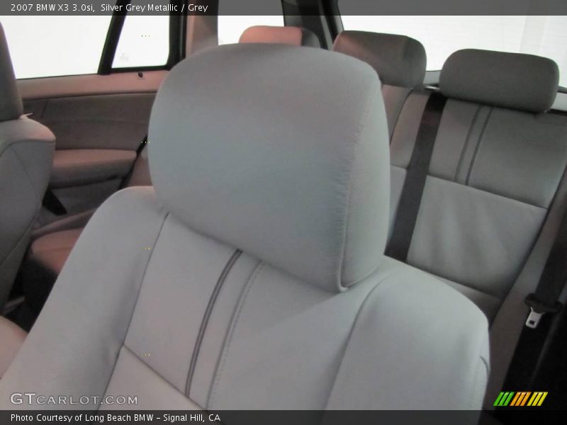 Silver Grey Metallic / Grey 2007 BMW X3 3.0si