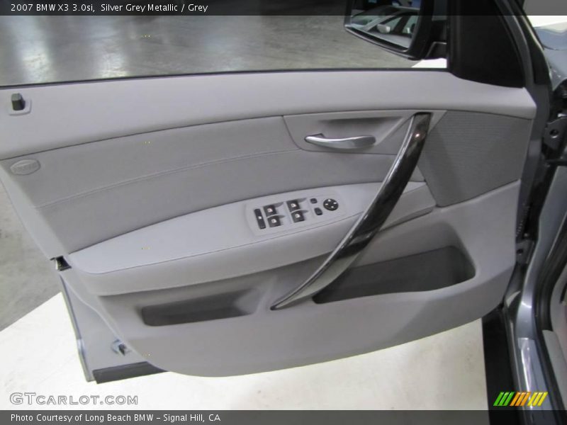 Silver Grey Metallic / Grey 2007 BMW X3 3.0si