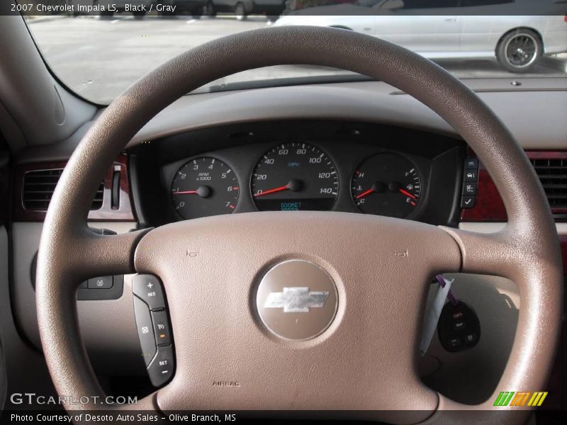 Black / Gray 2007 Chevrolet Impala LS