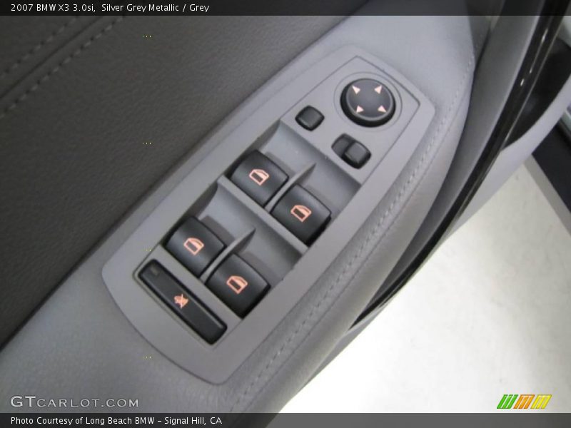 Silver Grey Metallic / Grey 2007 BMW X3 3.0si