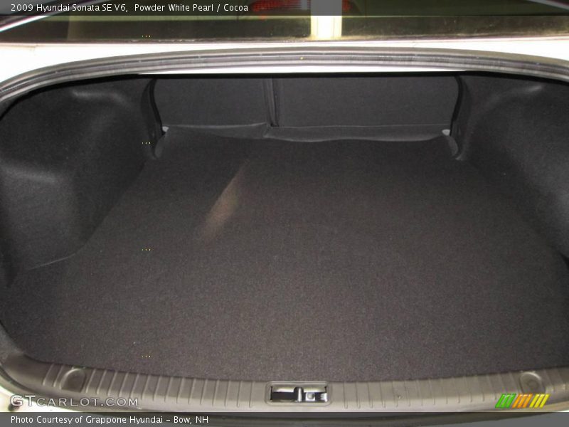 Powder White Pearl / Cocoa 2009 Hyundai Sonata SE V6