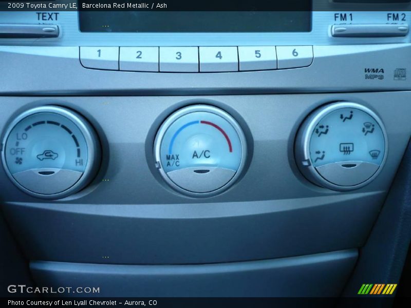 Barcelona Red Metallic / Ash 2009 Toyota Camry LE