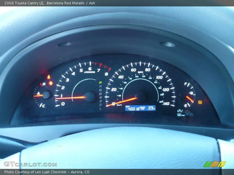 Barcelona Red Metallic / Ash 2009 Toyota Camry LE
