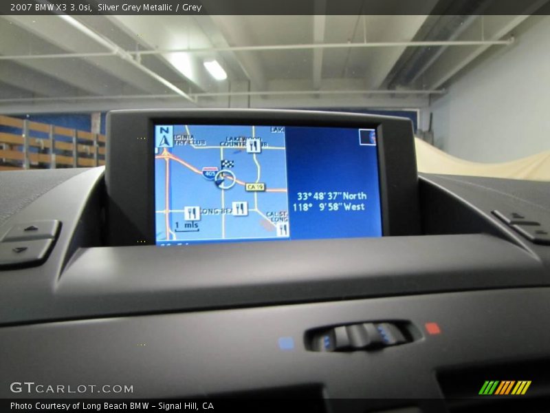 Silver Grey Metallic / Grey 2007 BMW X3 3.0si