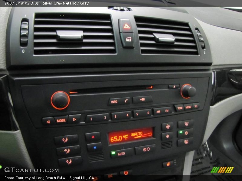 Silver Grey Metallic / Grey 2007 BMW X3 3.0si