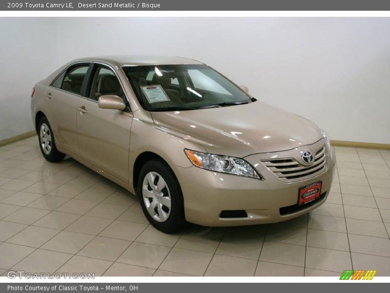 Desert Sand Metallic / Bisque 2009 Toyota Camry LE