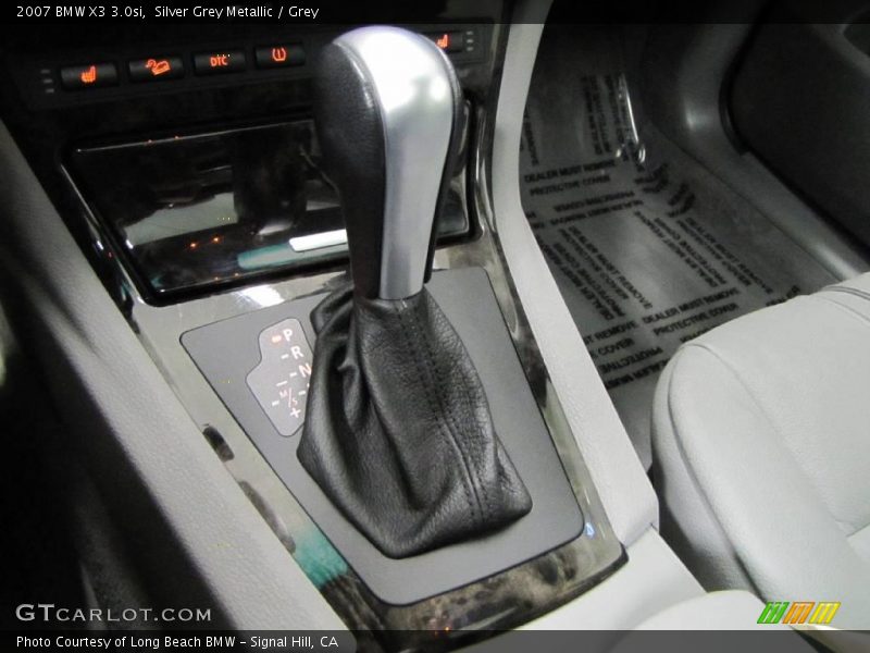 Silver Grey Metallic / Grey 2007 BMW X3 3.0si