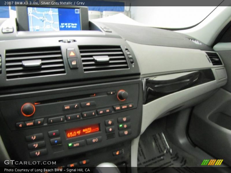 Silver Grey Metallic / Grey 2007 BMW X3 3.0si