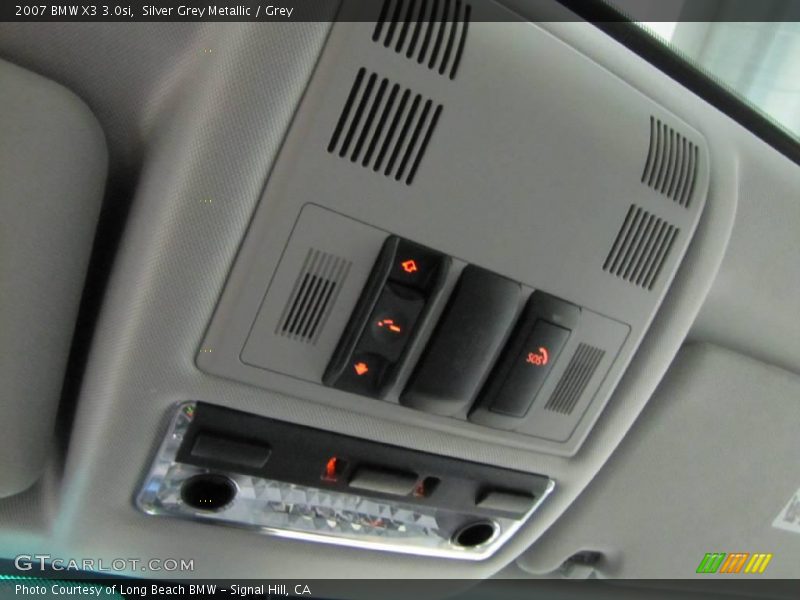 Silver Grey Metallic / Grey 2007 BMW X3 3.0si