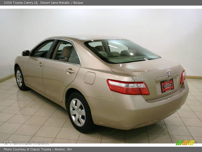 Desert Sand Metallic / Bisque 2009 Toyota Camry LE