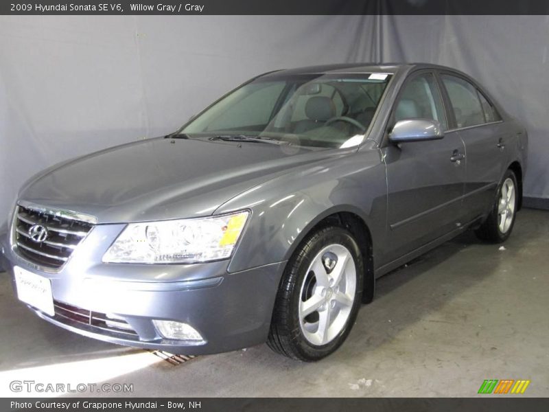 Willow Gray / Gray 2009 Hyundai Sonata SE V6